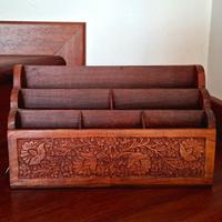 Portalettere legno fatto a mano