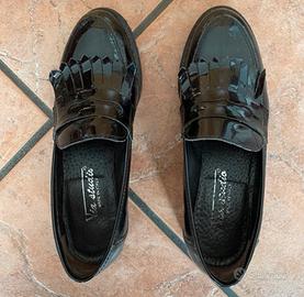 Mocassini neri donna