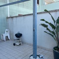 Gazebo in alluminio con tenda