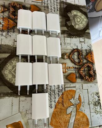 Alimentatore iphone usb lotto 10 pezzi
