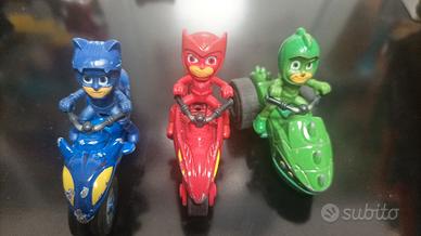 Gattoboy Geco e Gufetta in minimoto