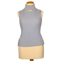 Sottogiacca dolcevita in lana azzurro - tg M