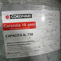 Cisterna in acciaio inox per autoclave 