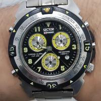 orologio Sector Chrono vintage miyota 3S10 sveglia
