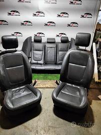 Set sedili riscaldabili in pelle nera jaguar xf 20