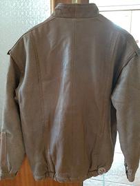 giubbotto usato in vera pelle invernale