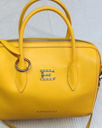 Borsa a Bauletto Gialla Ermanno Scervino 