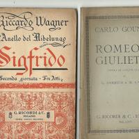 7 libretti d'opera, datati dal 1877 al 1920