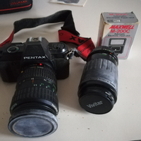 Pentax P30n completa di accessori