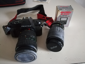 Pentax P30n completa di accessori