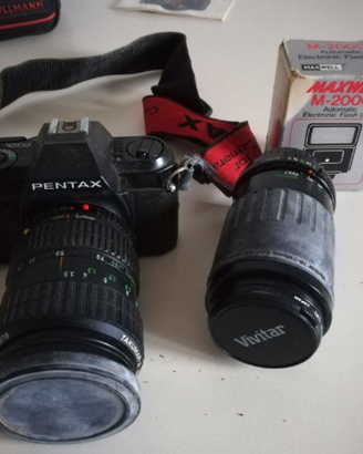 Pentax P30n completa di accessori