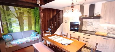 Trilocale con soppalco 6 posti letto e box