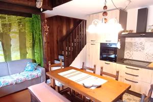 Trilocale con soppalco 6 posti letto e box