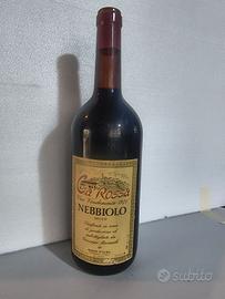 VINO NEBBIOLO CA ROSSA annata 1971