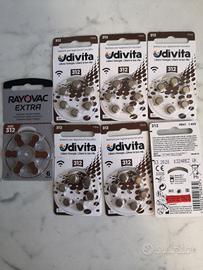 batterie pile per apparecchi acustici 312 marroni