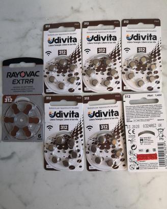 batterie pile per apparecchi acustici 312 marroni