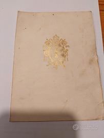 biglietto benedetto dal papa 