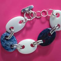 Bracciale donna  in argento  con pietre dure