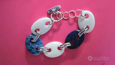 Bracciale donna  in argento  con pietre dure