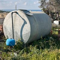 Serbatoio acqua in acciaio zincato da 6000 lt