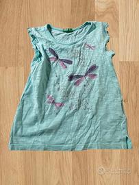 Canotta Benetton bambina taglia XS 110 cm