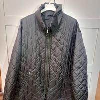 Giubbino donna zip verde petrolio