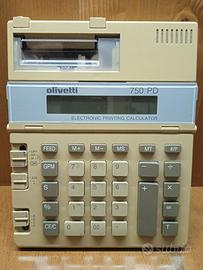 calcolatrice Olivetti Vintage anni 70 80 