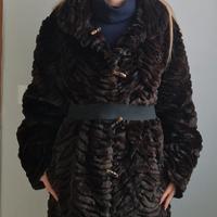 cappotto in agnello laserato