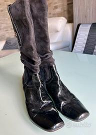 Stivali in pelle/scamosciati