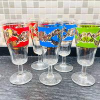 Set 5 bicchieri anni ‘70