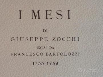 I MESI  di g. Zocchi incisi da F. Bartolozzi