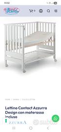 lettino neonato azzurra 