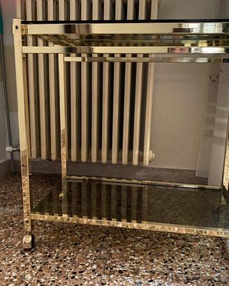 Carrello Carrellino Mobile Mobiletto Vetro per TV