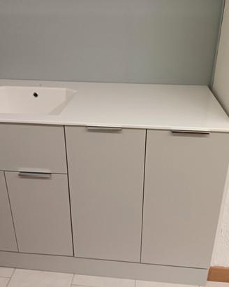 Mobile bagno lavanderia 131x67 nuovo