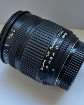 obiettivo Sigma DC 18-125 per Nikon