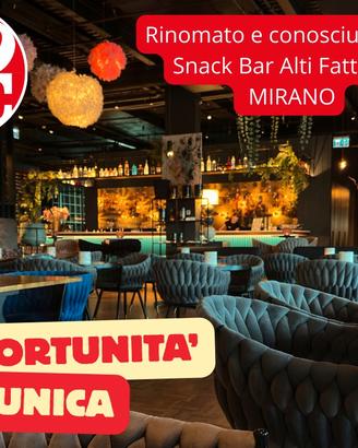 Conosciuta e Rinomata Osteria Bar Alti Fatturati