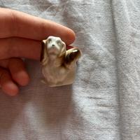 Statuetta cane ceramica