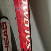 Sci salomon + casco con visiera