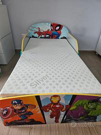 Lettino bambino 2 - 6 anni Super eroi 