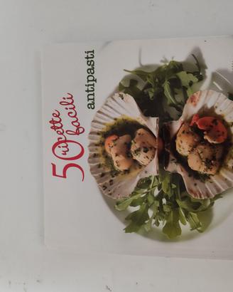 Libro di cucina "50 ricette facili, antipasti"