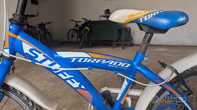 Bicicletta bambino Torpado Sprint blu 18 pollici