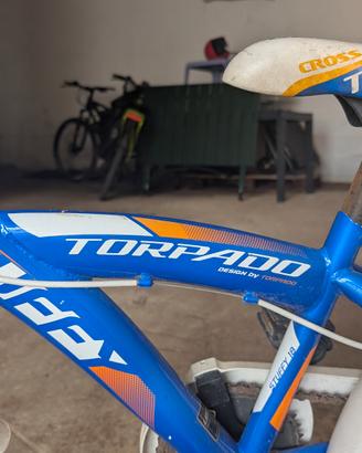 Bicicletta bambino Torpado Sprint blu 18 pollici