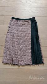 Gonna longuette, plissettata, XS Stefanel