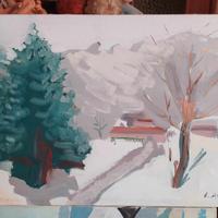 Marcello Andreozzi (Prato 1928-2014) dipinto 1982