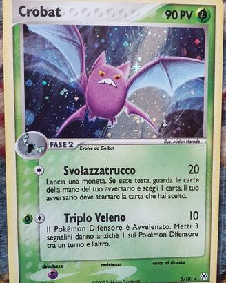 Carte Pokemon-Crobat(Ita,Holo/Foil,NM/Ex)