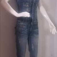 SALOPETTE JEANS azzurra tg 40/42