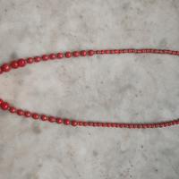 Collana artigianale Charlie Bijoux rossa