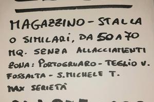 C.e.r.c.o. magazzino, stalla