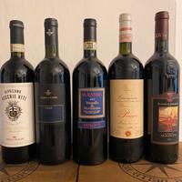 Lotto vino Toscana Brunello