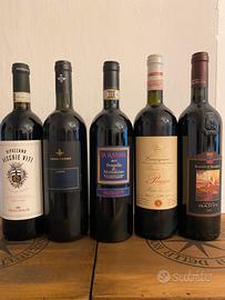 Lotto vino Toscana Brunello